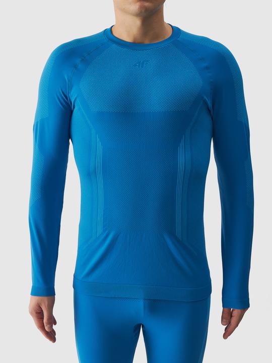 Produktbild 4F Koszulka termoaktywna męska M165 niebieska 4FWAW24USEAM165 33S L/XL (XL)