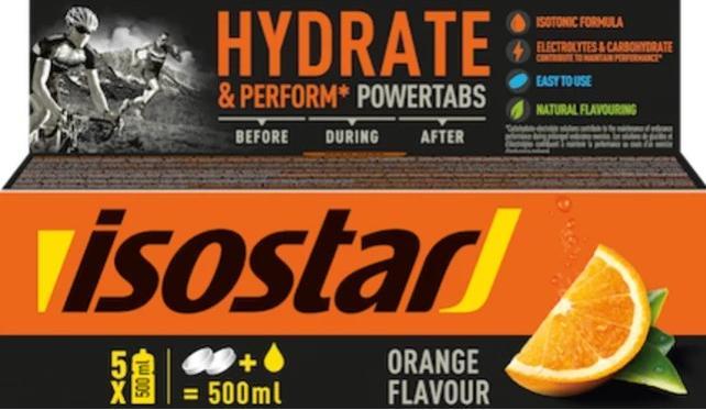 Actual product image Isostar Power Tabs (Orange, 10 x)