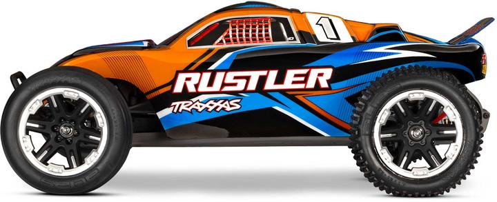 Produktbild Traxxas S.TRUCK RUSTLER HD 1:10 2WD EP RTR ORANGE w/USB-C Charger & Battery (RTR Ready-to-Run)