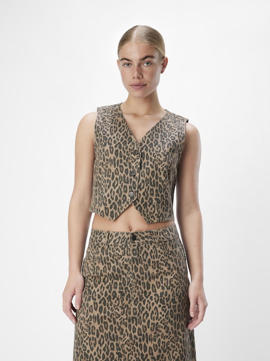 Produktbild Object Leoprint Weste (XL)