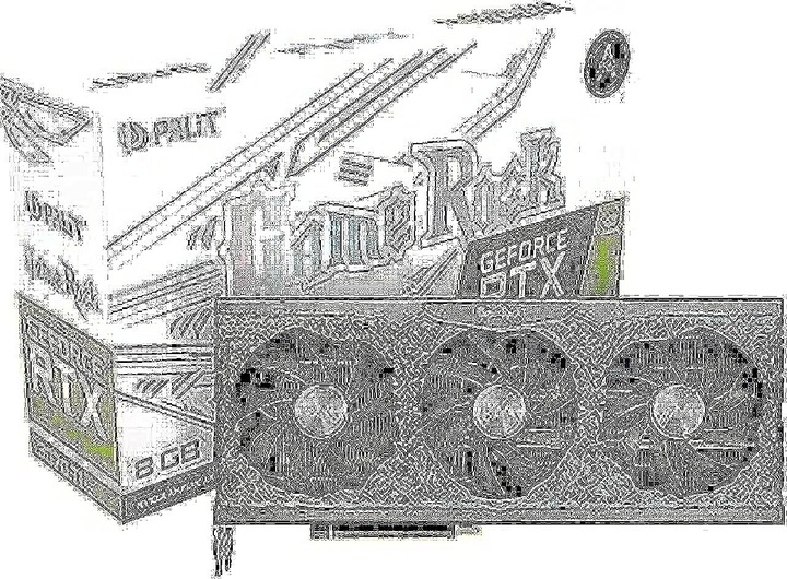 Actual product image XpertVision Palit GeForce RTX 3070 Ti GameRock (8 GB)