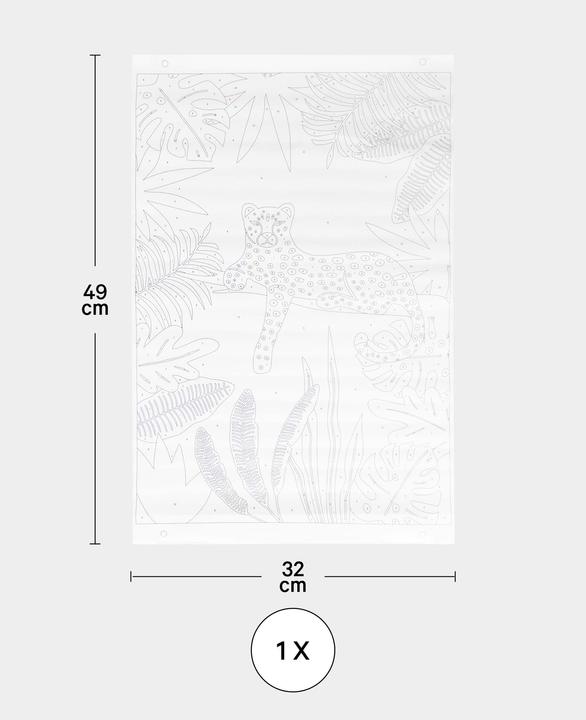 Immagine prodotto I Am Creative Pittura con i numeri, Jaguar, Decorazione murale