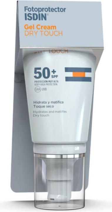 Actual product image Isdin Photoprotector Spf 50 Gel Cream Dry Touch 50ml (Suntan cream, SPF 50, 50 ml)