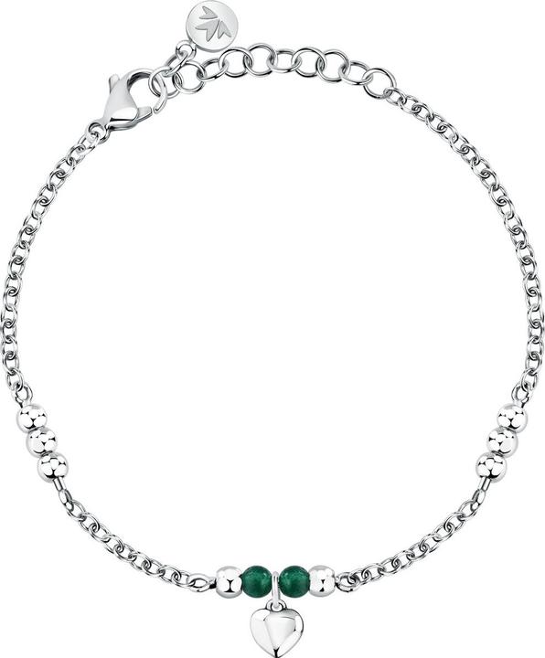 Image du produit Morellato - Fashion steel bracelet with green agate Talismani SAIX24