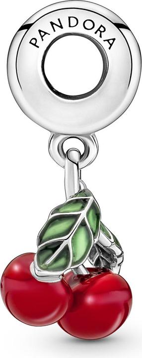 Actual product image Pandora Asymmetrical Cherry Fruit (Silver 925, Enamel)