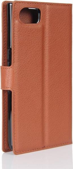 Produktbild MU Classic Litchi Leder Bookcover (Blackberry KEYone)