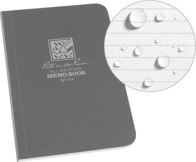 Image du produit Rite in the Rain Carnet de notes tout temps Flex 754 (8.9 x 12.7 cm, Quadrillé, Couverture rigide)