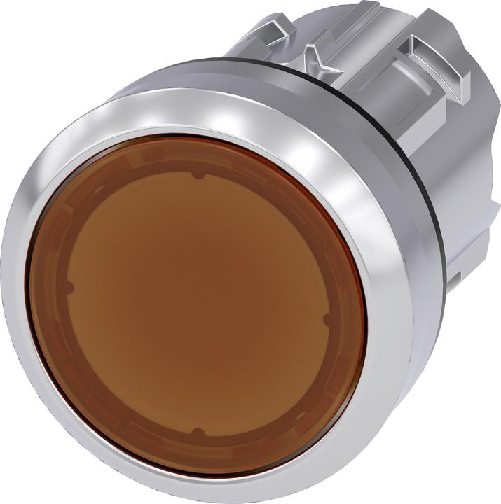 Actual product image Siemens Pushbutton front 1f or bel.b Ř22mm rnd 3SU1051-0AB00-0AA0