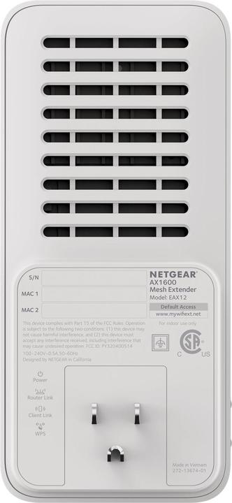 Immagine prodotto Netgear EAX12-100PES (1200 Mbit/s, 400 Mbit/s)