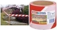 Actual product image tesa Signal barrier tape, non-adhesive warning tape for demarcating danger areas (80 mm)