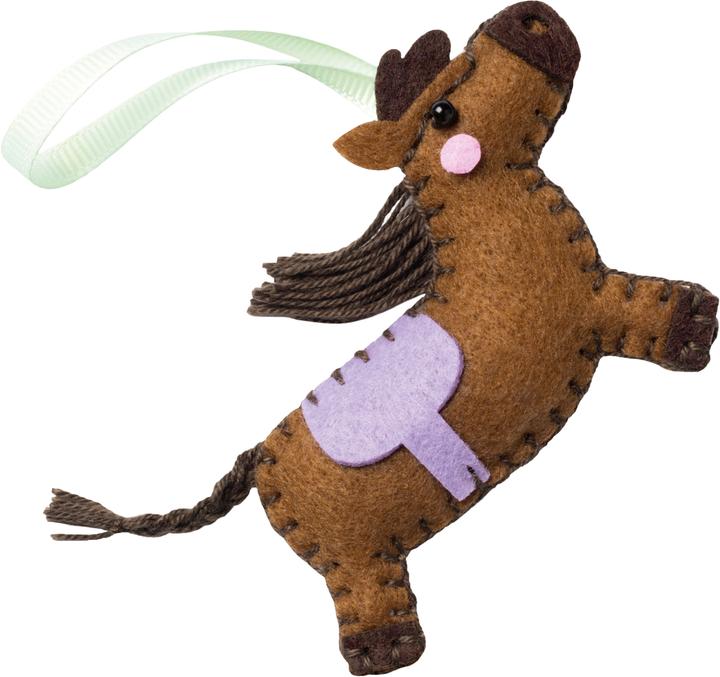 Actual product image Magni Mini Felt Sewing Set Horse 11 pieces