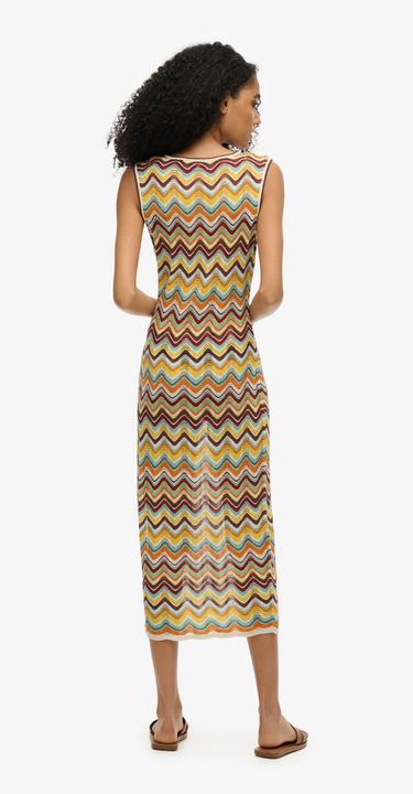 Immagine prodotto Superdry Midi-Strickkleid mit Zickzackmuster (L)