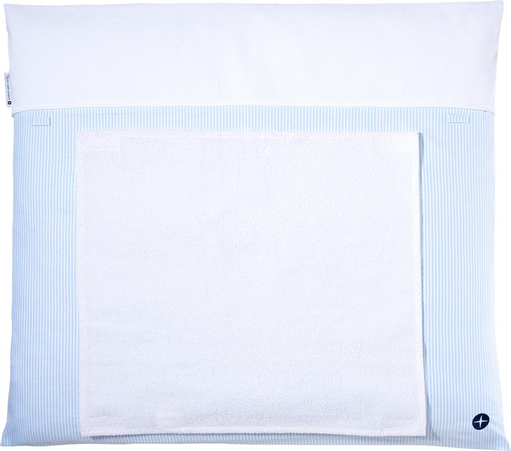 Produktbild nordic coast company Wickelauflage mit abnehmbarem Frotteehandtuch (70 x 80 cm)
