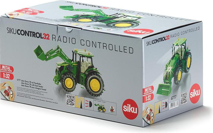 Productafbeelding Siku John Deere 7R met voorlader en afstandsbedieningsmodule
