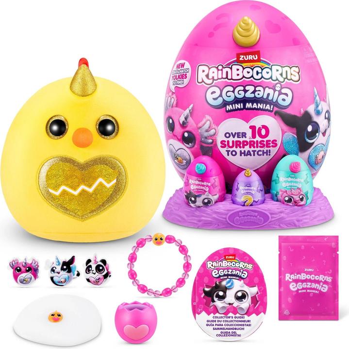 Actual product image Zuru Rainbocorns Eggzania Mini