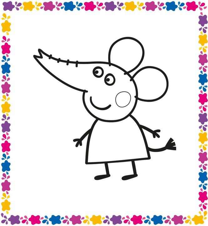 Actual product image Peppa Wutz Ausmalbilder: Peppa Pig: Mein Mal- und Geschichtenbuch