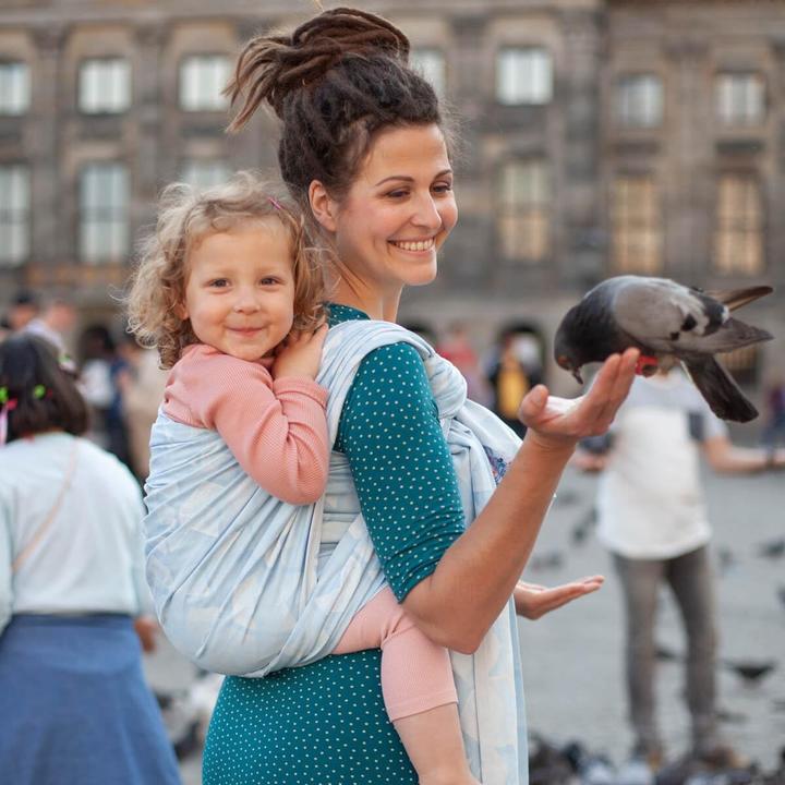 Image du produit Hoppediz Echarpe de portage pour bébé Qualité kbA (4.60 m)