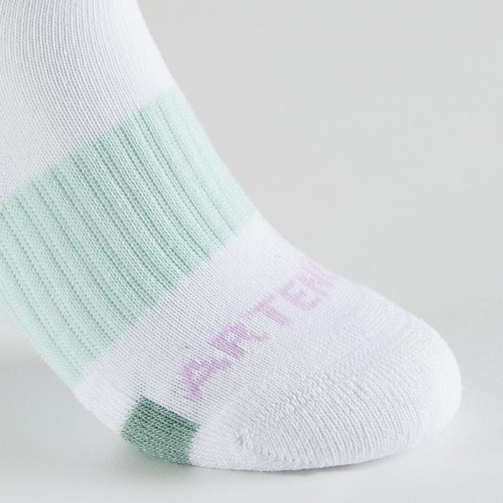 Produktbild Artengo Kinder Tennissocken High 4er-Pack - RS 300 grau/grün (4er Pack, 35 - 38)