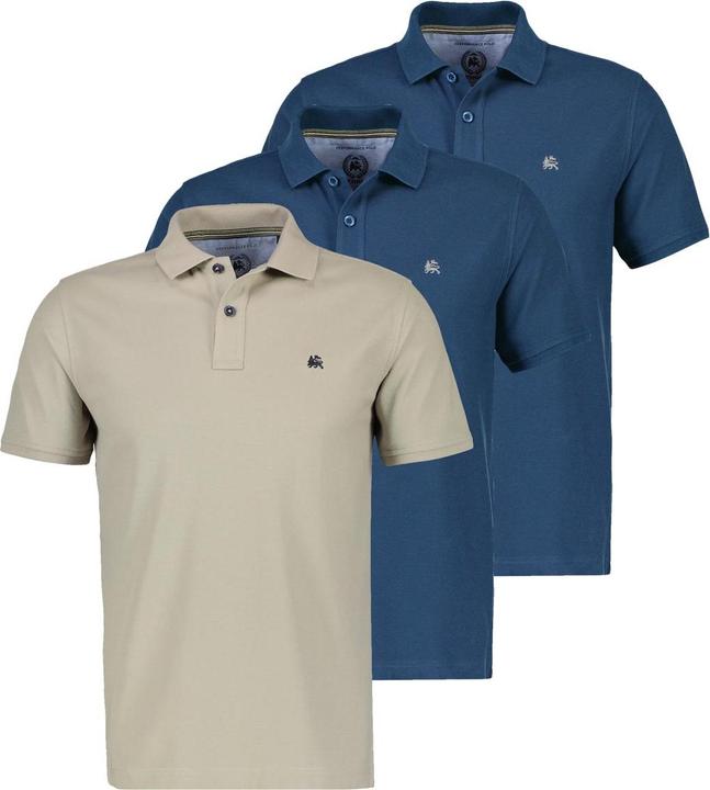 Beige, Blau