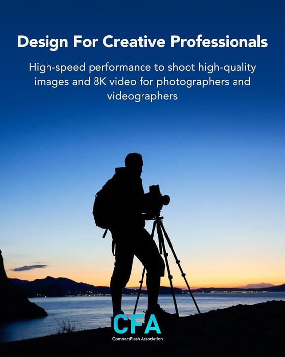 Image du produit Lexar Carte CFexpress Type B, lecture 1750 Mo/s, compatible DSLR et XQD (512 Go, CFexpress type B)