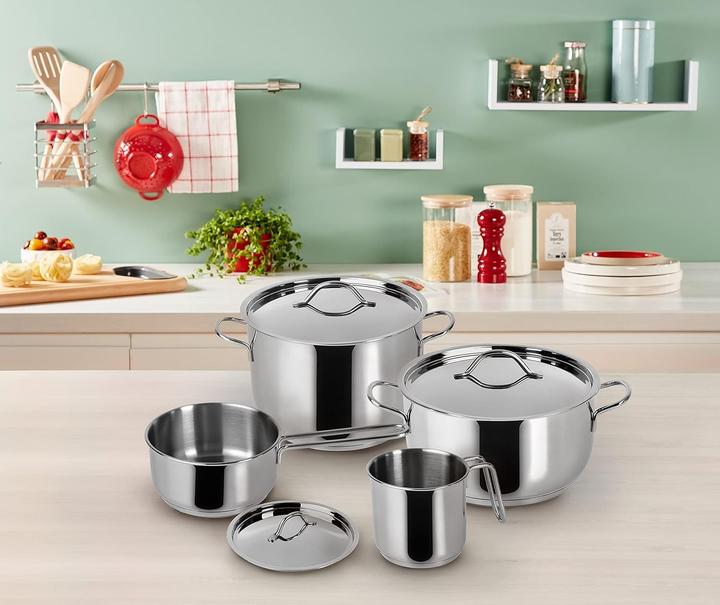 Productafbeelding Lagostina 010715600107 Elke pannenset in (Melkpot, Steelpan, Aluminium)