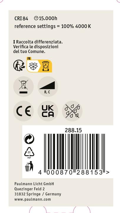 Actual product image Paulmann General-purpose lamp (E27, 9 W, 1055 lm, 1 x, E)