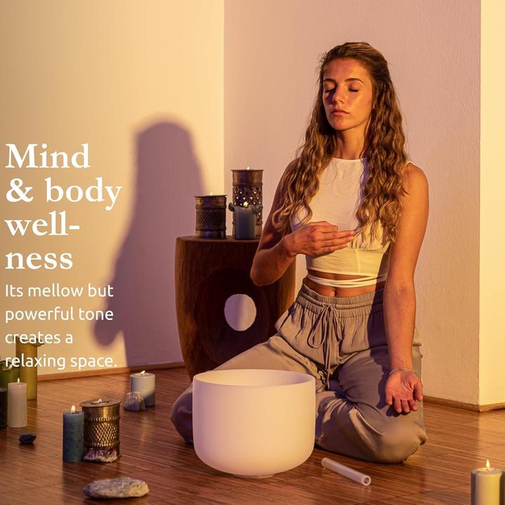 Immagine prodotto Meinl Ciotola di cristallo da 11 pollici (Chakra del cuore) (Ciotola canterina, Percussioni)