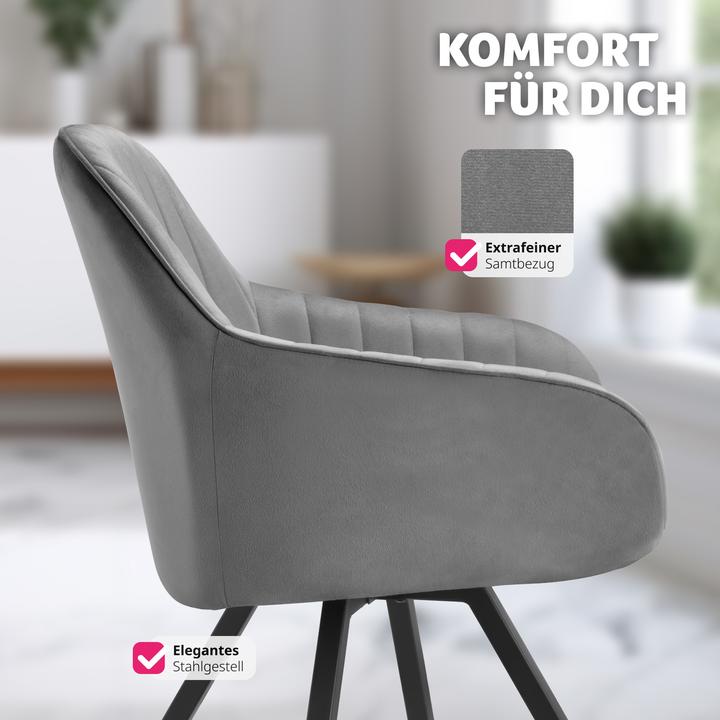 Actual product image tectake Swivelling armchair