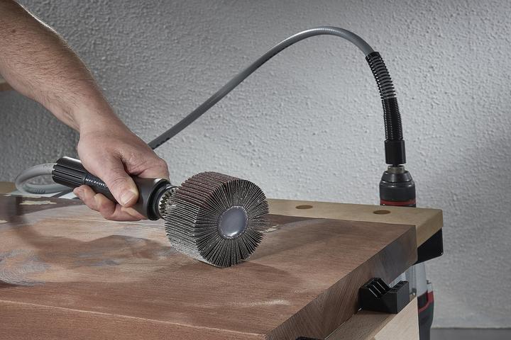Produktbild wolfcraft 1 Fächerschleifer S=6mm K80 ø80x40mm (80)