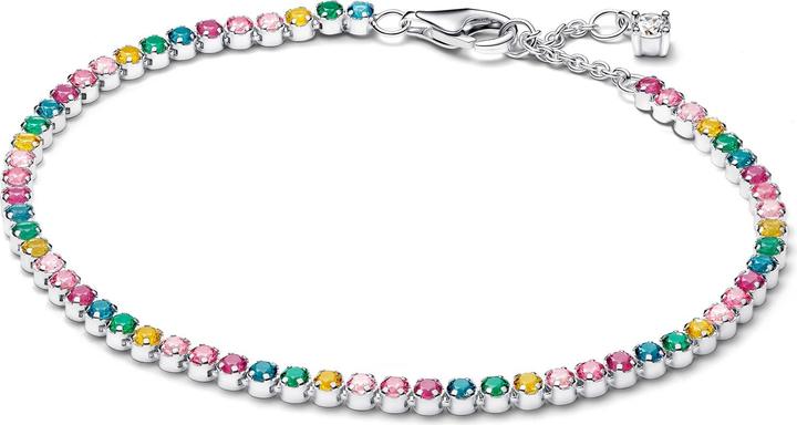 Immagine prodotto Pandora Bracciale tennis arcobaleno (18 cm, Argento)