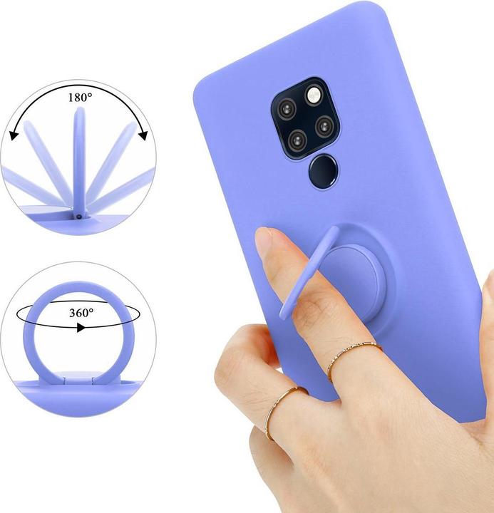 Image du produit Cadorabo TPU Liquid Ring Silicone Case Cover (Mate 20)