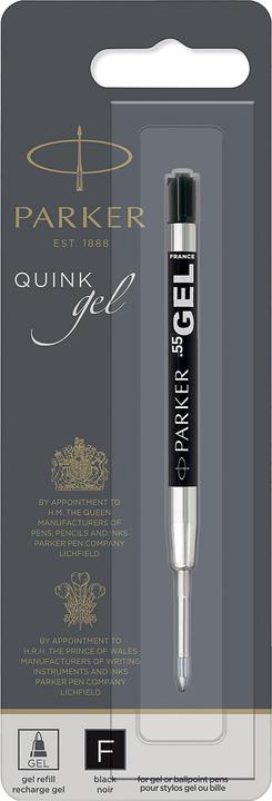 Actual product image Parker Gel refill 1 pcs F (1 pcs., Black, 0.50 mm)