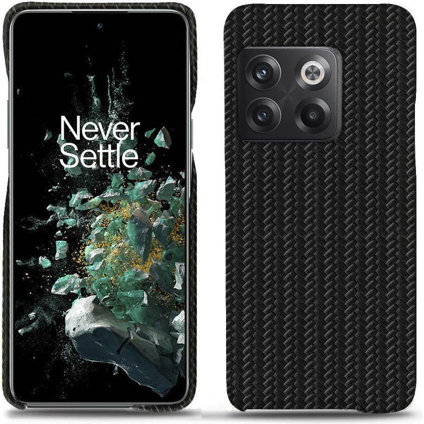 Noreve Lederschutzhülle (OnePlus 10T), Smartphone Hülle, Schwarz