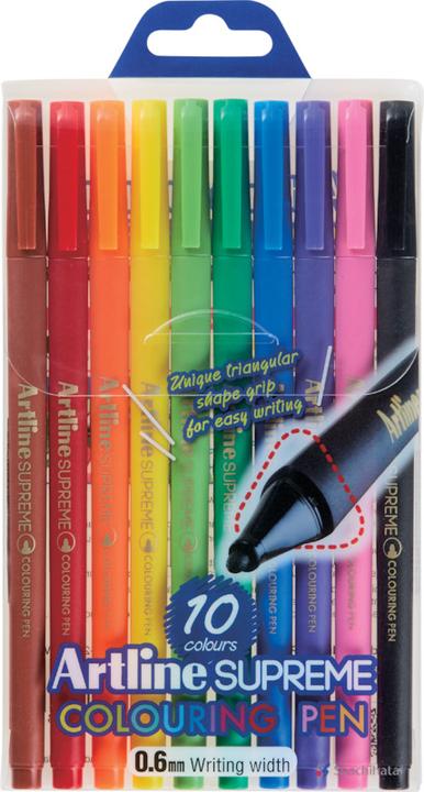 Produktbild Artline Fasermaler Triangular Supreme Colouring Pen (10x)