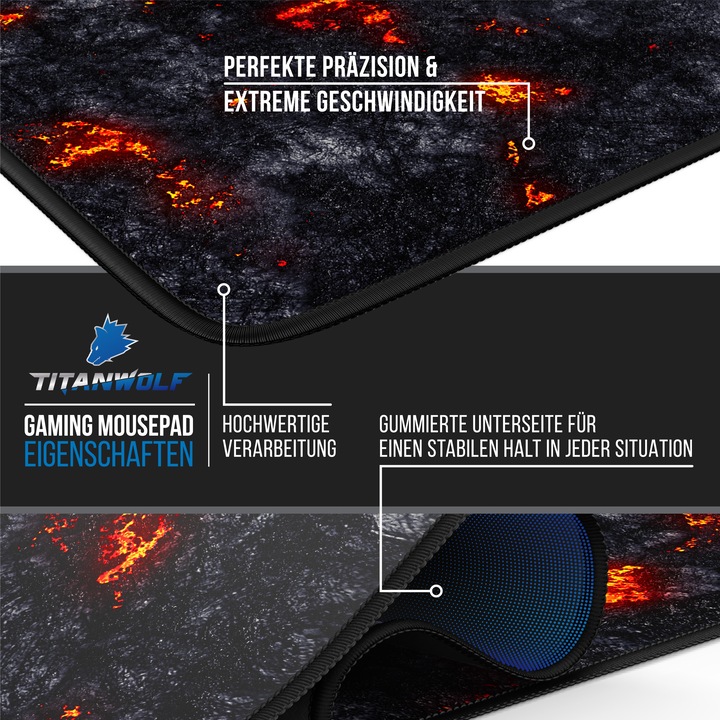 Actual product image Titanwolf Gaming Mauspad (3XL)