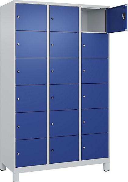 Actual product image kaiserkraft 6-compartment locker Evolo PLUS (120 cm, 195 cm)