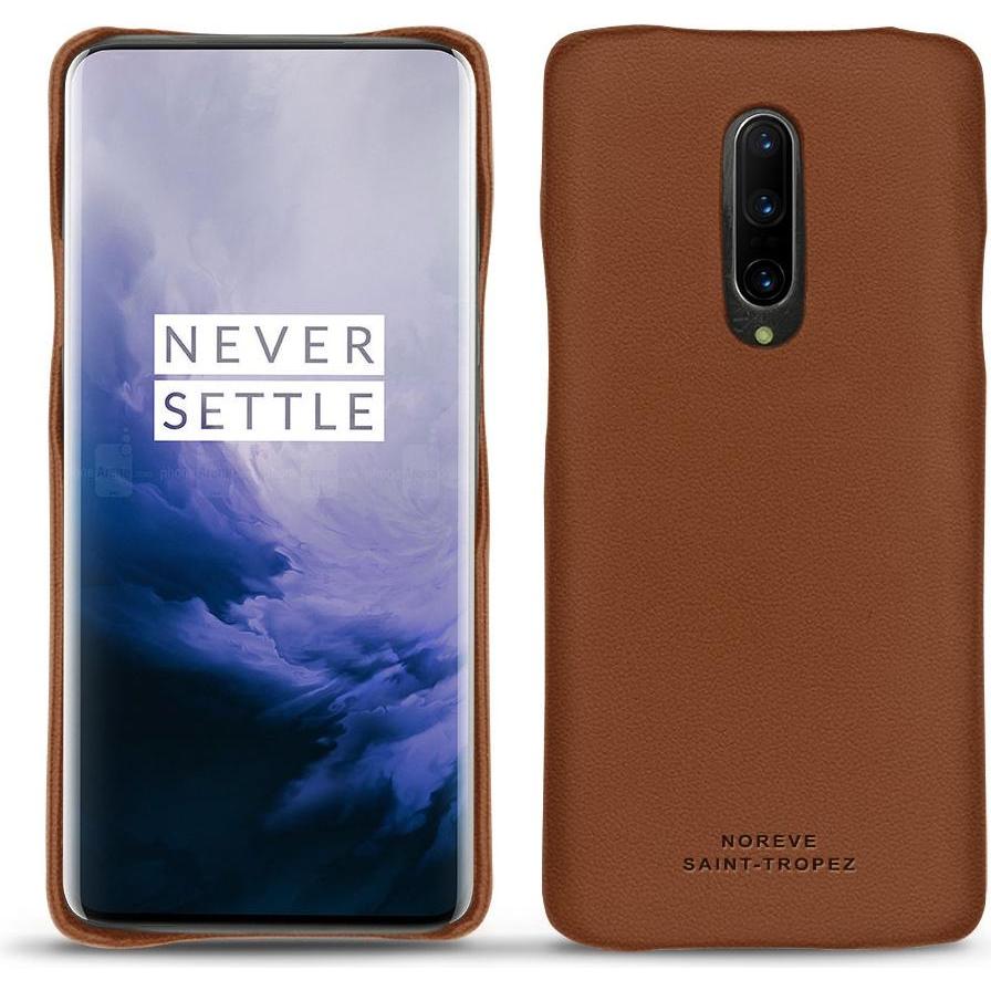 Noreve Lederschutzhülle (OnePlus 7 Pro), Smartphone Hülle, Braun