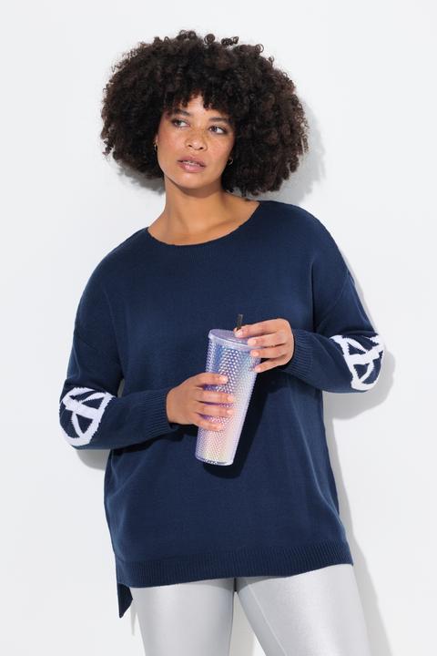 Actual product image Angel of Style Sweater with peace sign and long sleeves (58)