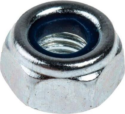 Actual product image RS PRO M6 Nylon Insert Nut Din 985 Zinc Plated (M6)