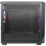 Actual product image Montech X5M (schwarz, Tempered Glass) (mATX)
