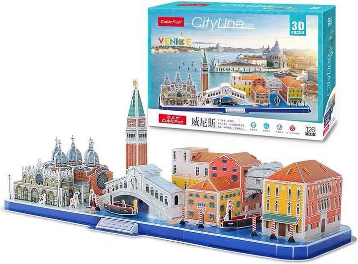 Immagine prodotto Cubicfun CUBIC FUN CITY LINE 306-20269 PUZZLE 3D - VENEZIA (126 pezzi)