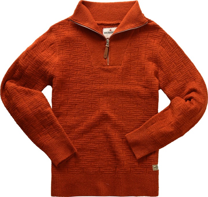 Produktbild Joe Browns Textured Knit Funnel Neck 1/4 Zip Sweater (XXL)