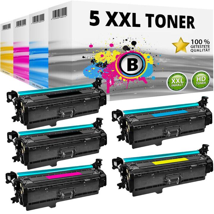 Immagine prodotto Druckfuxx 5x TONER für HP 201X 201A Color LaserJet Pro M252dw M252n MFP M274n M277dw M277n