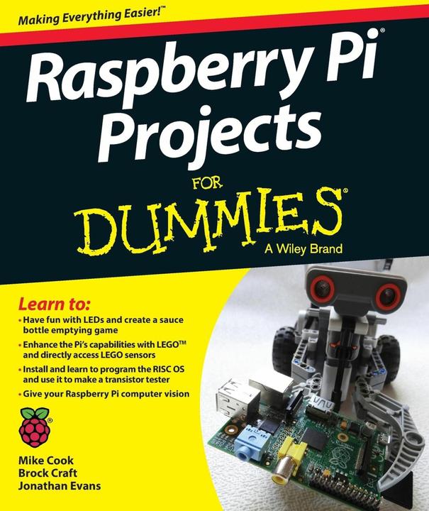 Produktbild Raspberry Pi Projects for Dummies (Englisch, Craft Brock, Jonathan Evans, Mike Cook, 2015)