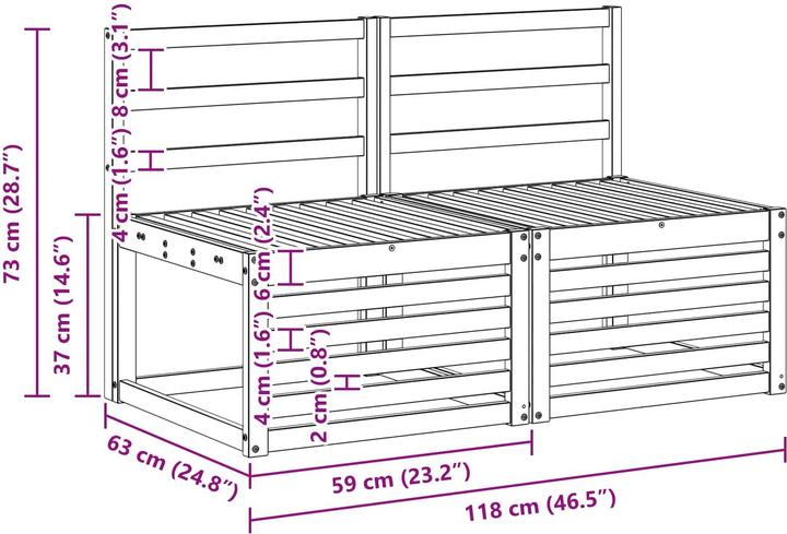 Produktbild vidaXL gartenmöbel