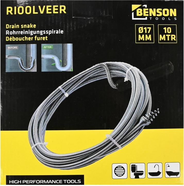 Actual product image Benson Drain snake 10 m (1 pcs.)