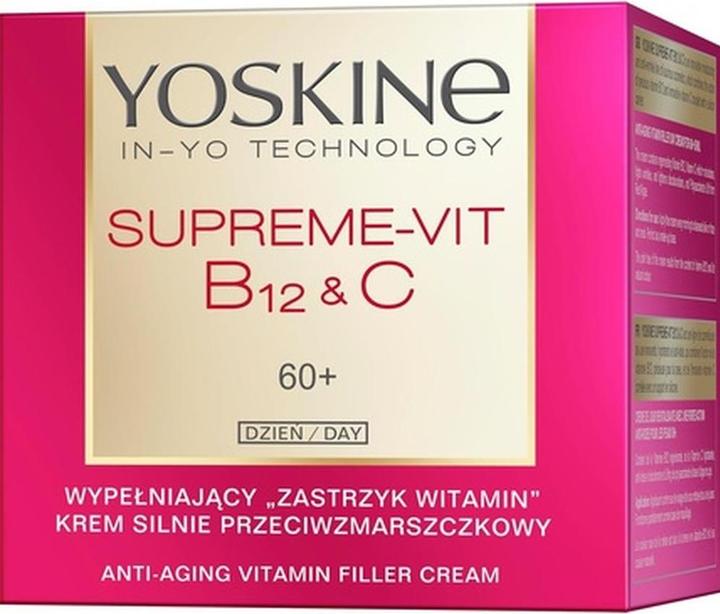 Immagine prodotto Yoskine Supreme-Vit B12 & C Crema Idratante Antirughe Notte 60+ 50Ml (50 ml, Crema notte)
