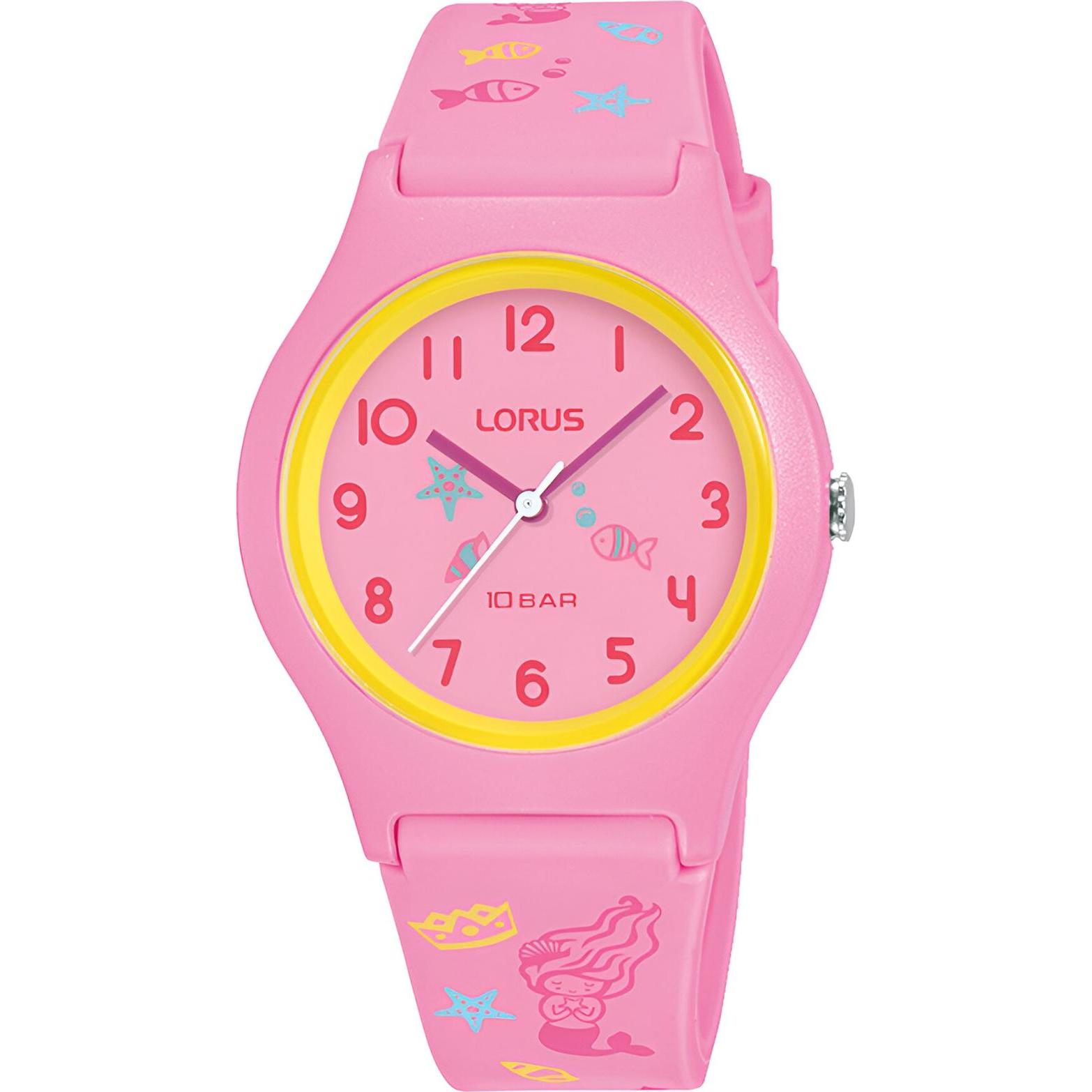 Lorus, Armbanduhr, DÄ›tskÃ hodinky RRX49HX9, Rosa, (Analoguhr, 34 mm)