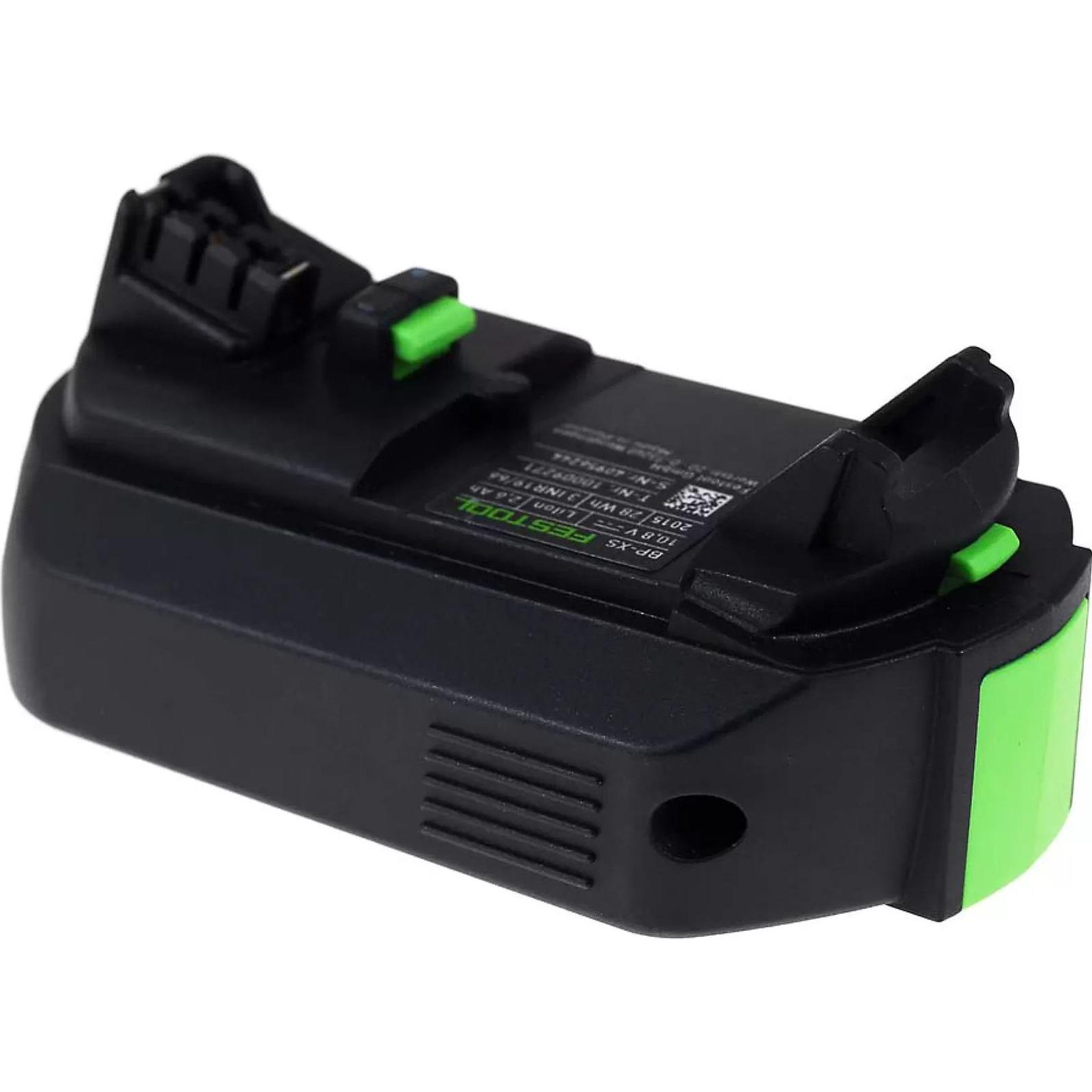 Thumbnail - Festool, Werkzeugakku + Ladegerät, Akku für Werkzeug CXS / Typ BP-XS (neue Version) Original 10,8 Volt 2600mAh (10.8 V)