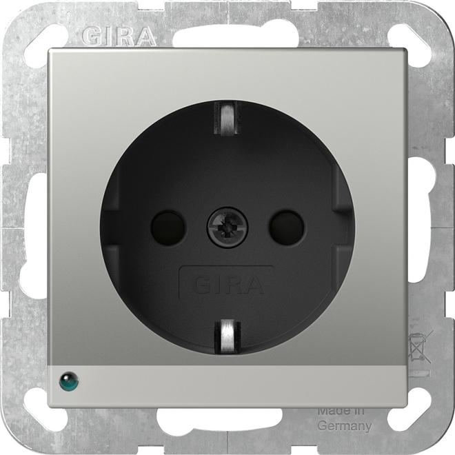 Gira, Steckdose, 4170600 SCHUKO LED-Leuchte + SH